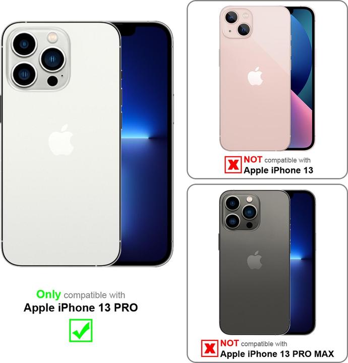 Image du produit Cadorabo Étui X-Wallet en simili cuir (Apple iPhone 13 Pro)