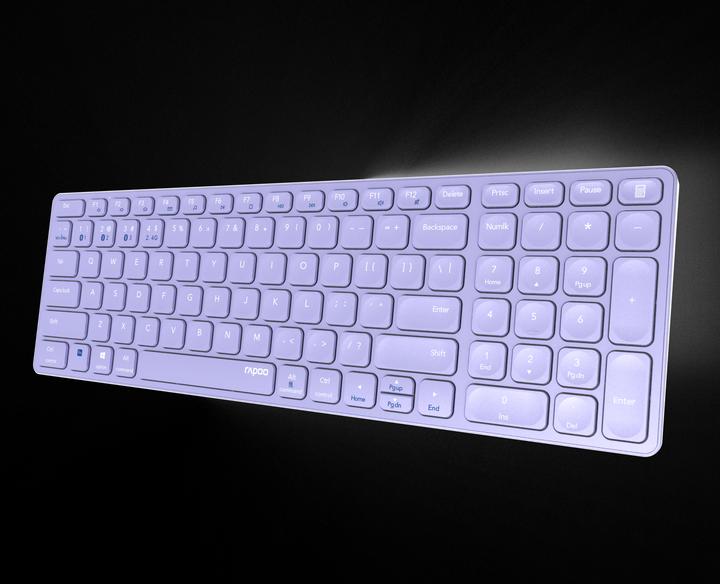 Actual product image Rapoo E9700M (DE, Wireless, Cable)