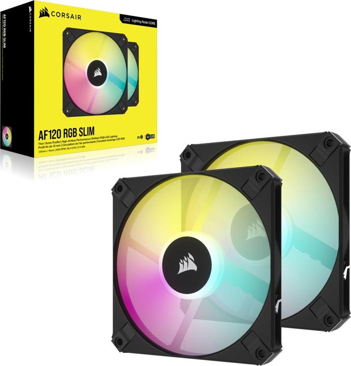 Produktbild Corsair iCUE AF120 RGB Slim (120 mm, 2 x)