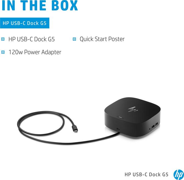 Produktbild HP G5 Universal Dock (USB-C, 10 Ports)