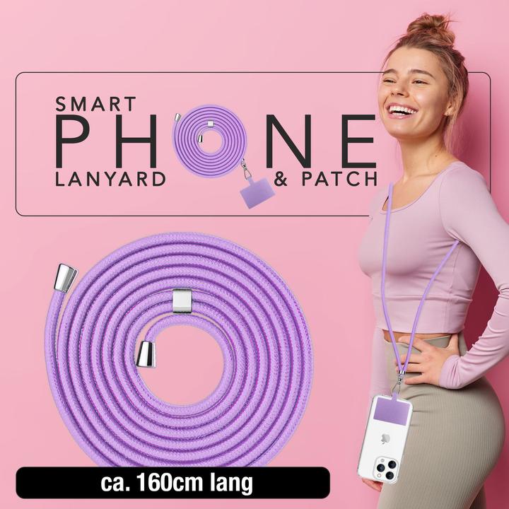 Image du produit Nalia Chaîne universelle pour téléphone portable à porter autour du cou avec pad