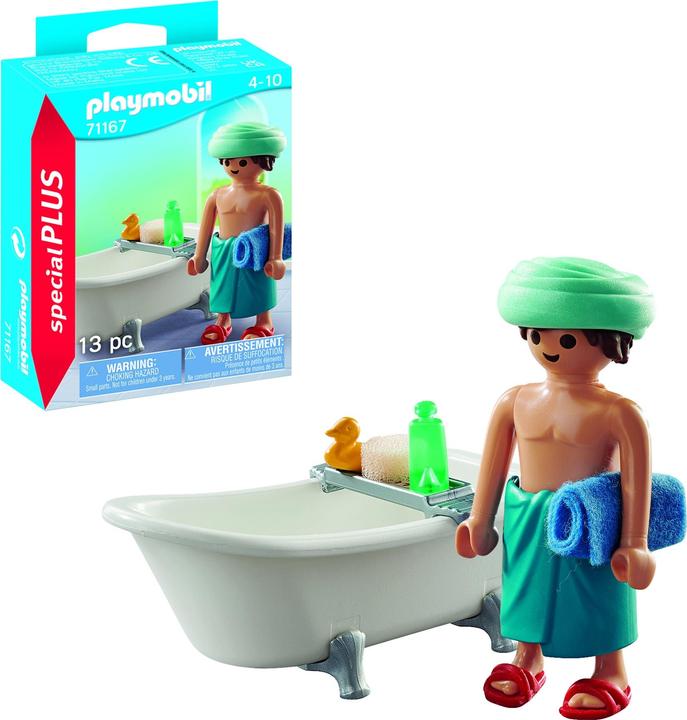 Actual product image Playmobil Man in the bathtub (71167, Playmobil Special Plus)