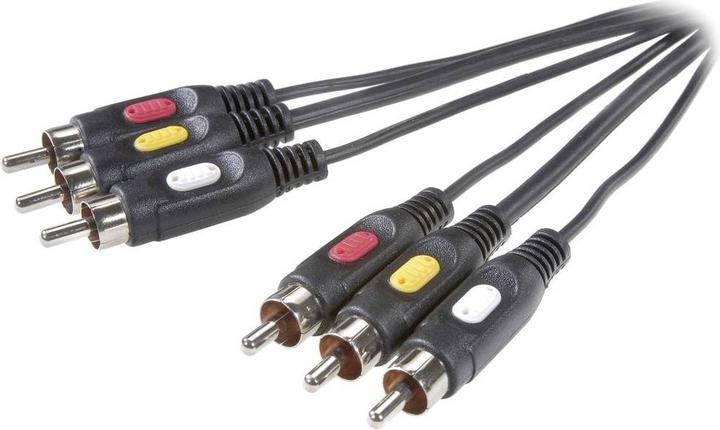 Immagine prodotto SpeaKa Professional Cavo di collegamento Speaka 3x Cinch 3x Cinch 2 m (2 m, Cinch)