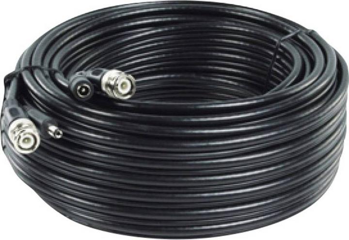 Image du produit No Name Câble RG59 de 20 m prêt à être raccordé avec câble séparé pour 12 V/DC (Câble)