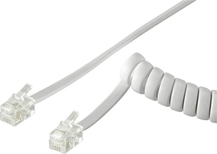 Produktbild Basetech Telefonhörer-Spiralkabel 2 m
