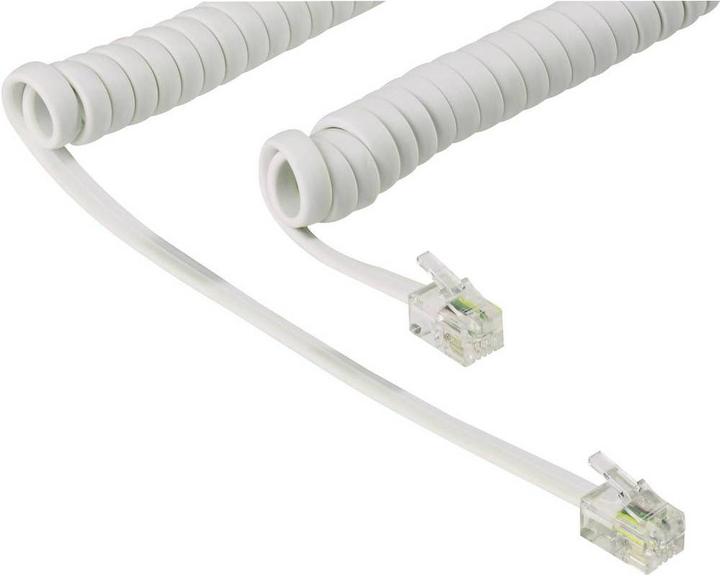 Produktbild Basetech Telefonhörer-Spiralkabel 2 m