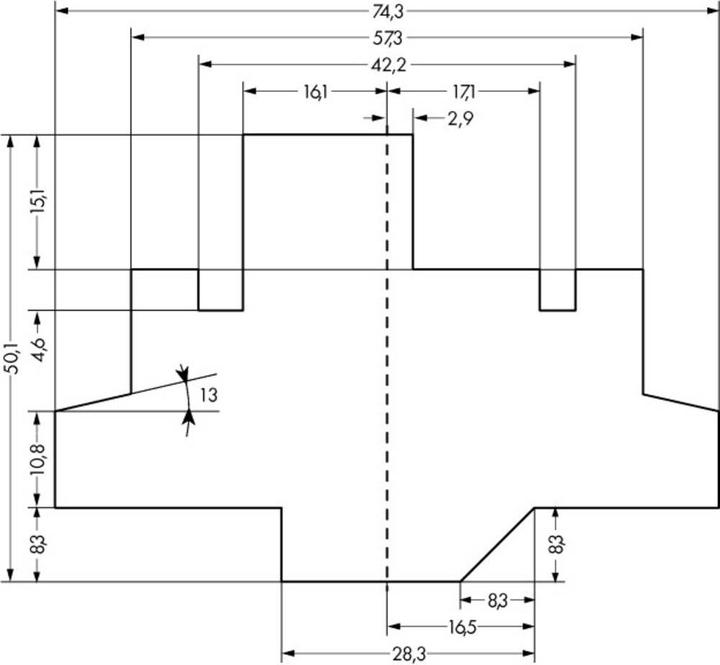 Produktbild Wago Universelles anreihbares Elektronikgehäuse im Reihenklemmenformat (Relaissockel)