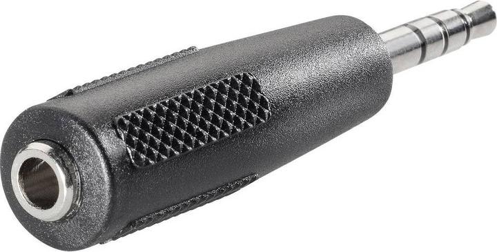 Produktbild BKL Electronic BKL Klinken-Adapter Klinkenstecker 3.5 mm (4 polig) auf Klinkenbuchse 3.5 mm (Stereo) (Klinkenadapter)
