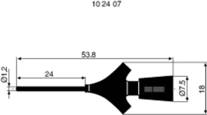 Produktbild Hirschmann Test & Measurement Miniaturklemmprüfspitze MICRO-KLEPS (Prüfspitze)