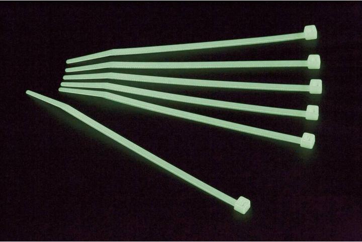 Actual product image Tru Components Cable tie phosphorescent (Plastic cable ties, 300 mm, 50 pcs.)