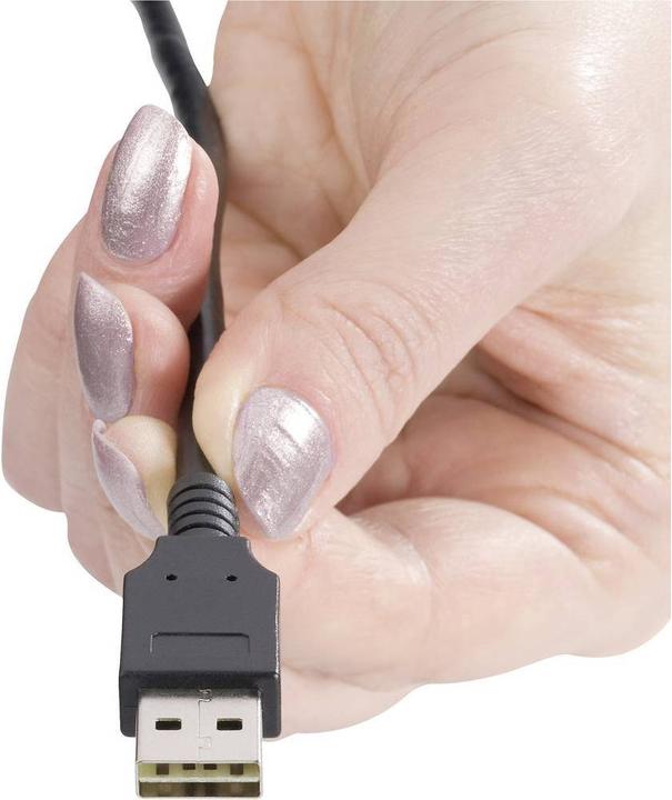 Immagine prodotto Renkforce Cavo di connessione USB 2 A/Micro-B da 1,8 m con spina reversibile: non inserire mai più il cavo (1.80 m, USB 2.0)