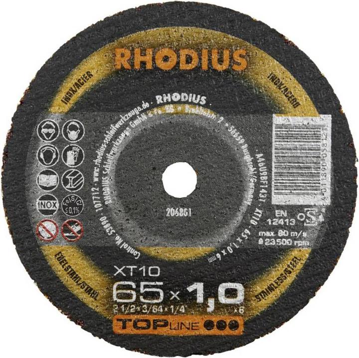 Actual product image Rhodius Cutting disc 50 x 1.0 x 6.0 mm