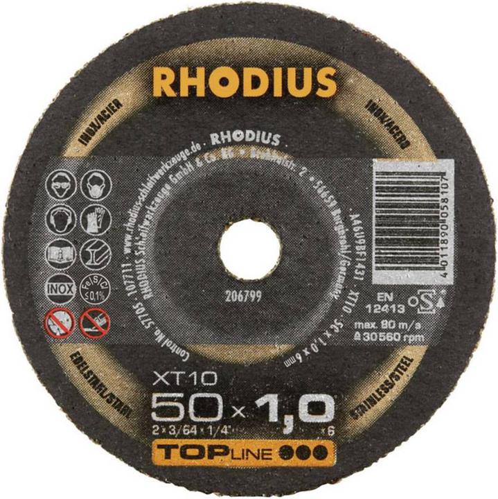 Actual product image Rhodius Cutting disc 50 x 1.0 x 6.0 mm