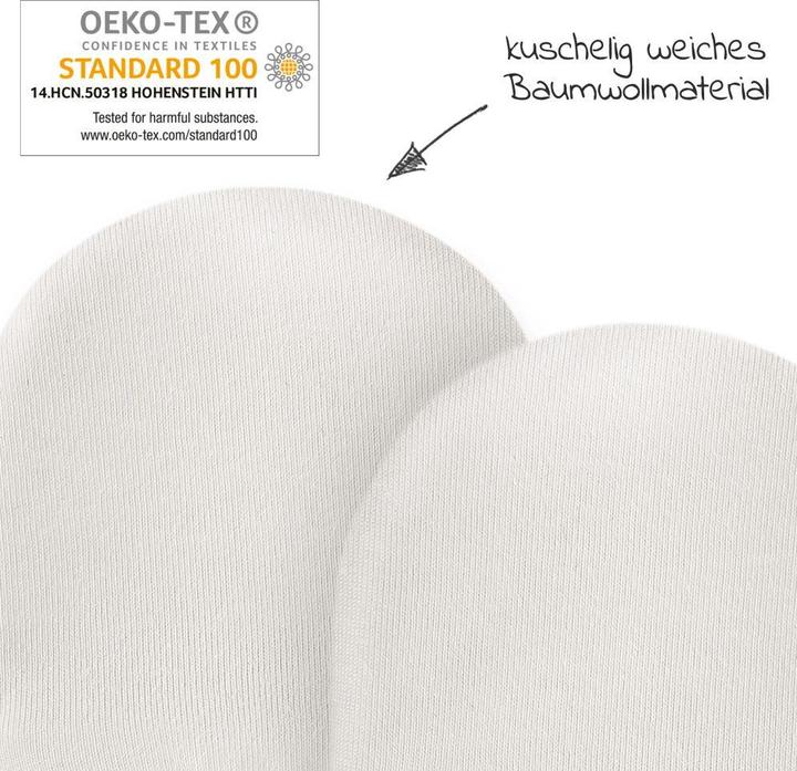 Produktbild La Loona LaLoona Babyhandschuhe & Babyfäustlinge Kratzfäustlinge 3 Paar Baby - Weiss (One Size)