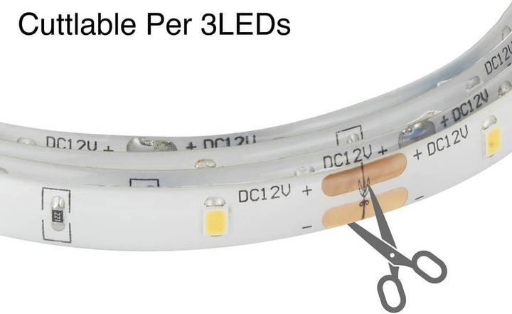 Actual product image No Name LED Strip with PIR, 1.2 m (Warm white, 120 cm, Indoor)