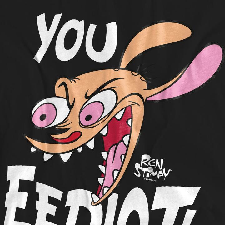 Immagine prodotto Ren & Stimpy You Eediot! Maglietta Adulto Unisex (L)