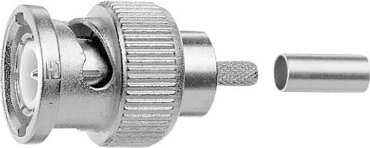 Produktbild Telegärtner BNC-Kabelstecker Crimp G02 75 Ohm, crimp/crimp, Basic, A2806, G02 (RG-59 B/U)