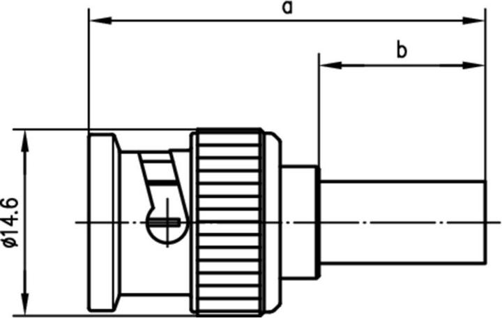 Produktbild Telegärtner BNC-Kabelstecker Crimp G02 75 Ohm, crimp/crimp, Basic, A2806, G02 (RG-59 B/U)