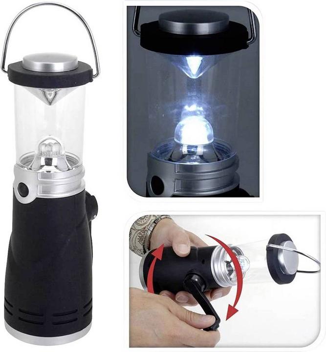 Actual product image Eaxus LED Dynamo Camping Lantern