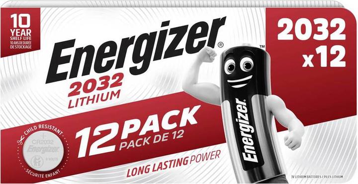 Produktbild Energizer Lithium CR2032 (12 Stk., CR2032, 240 mAh)