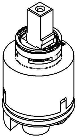 Produktbild Grohe EICHELBERG Keramik-Kartusche 440569 40mm 44056900 integr. Temperatur- und Mengenbegrenzung integr...