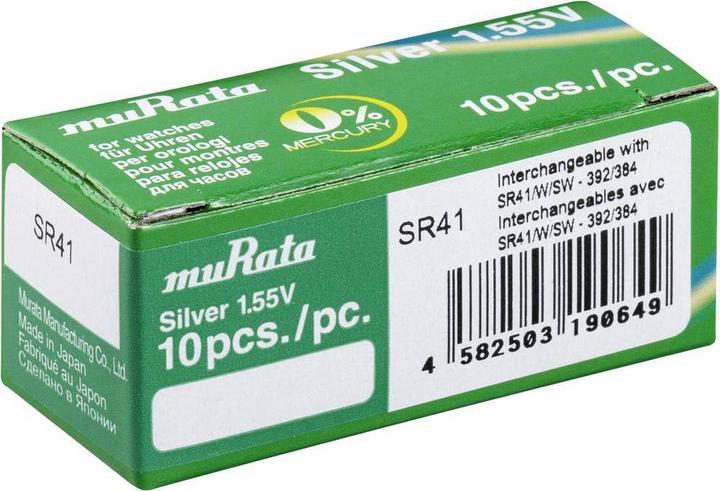 Produktbild Murata Knopfzellen 384 (45 mAh)
