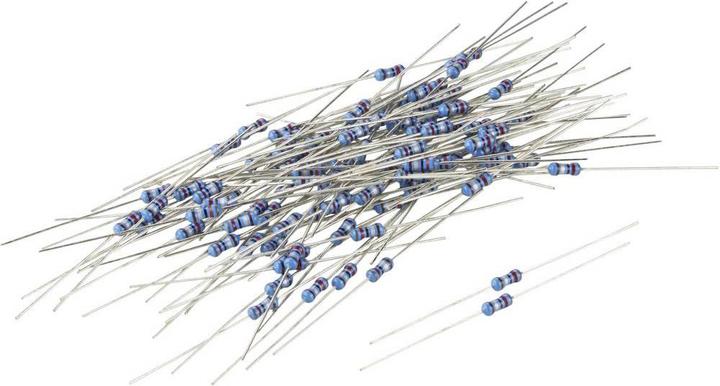 Actual product image Tru Components TC-MF0W4FF3003KIT203 Metal film resistor 300 k? axially wired 0207 0.25 W 1 % 100 pc.