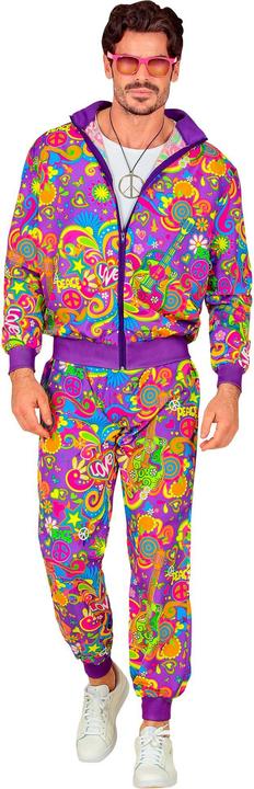 Immagine prodotto Widmann anni 60 - Hippie Flower Power Abbigliamento sportivo (XXL)