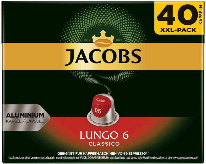 Produktbild Jacobs Lungo 6 Classico (1 x Port.)