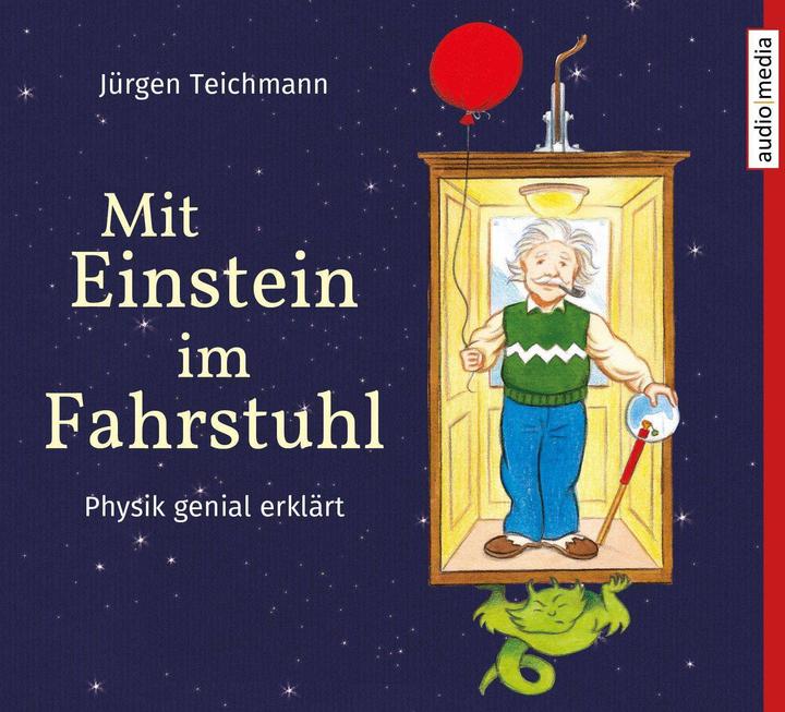 Actual product image DCD With Einstein in the lift - physics explained ingeniously (Juergen Teichmann, Anke Stoppa, Stefan Barth, German)