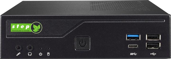 Produktbild Step PC Micro DS6012 inkl. Windows 11 Pro (6-Kern i5-12400 H610 8GB 256GB NVMe SSD 2x DP 1x HDMI) (Intel Core i5-12400, 8 GB, 256 GB, UHD Graphics 730)