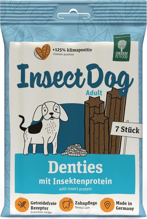 Produktbild Green Petfood Kausnack InsectDog Denties, 180 g (Adult, 7 Stk., 187 g)