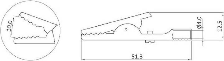 Image du produit Pince crocodile