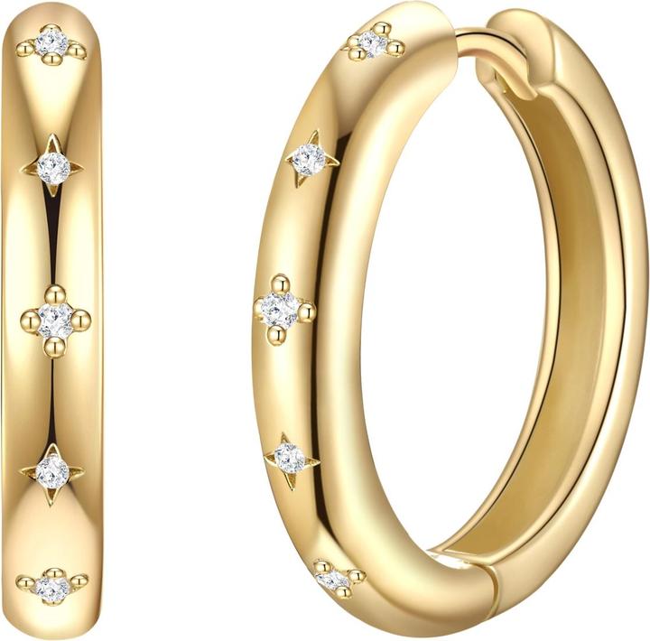 Produktbild Glanzstücke München Damen Sterling Silber Zirkonia gelbgold - 30344 (Sterling Silber)