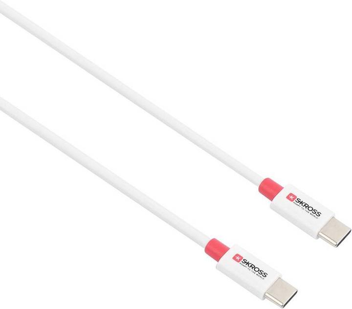 Actual product image Skross USB Cable USB-C to USB-C Cables 2.0 Multipack, 0.15m / 1.2m / 2.0m wt (0.15 m, USB 2.0)