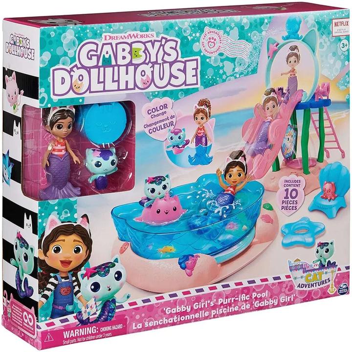 Actual product image Spin Master Gabby's Dollhouse Pool Playset