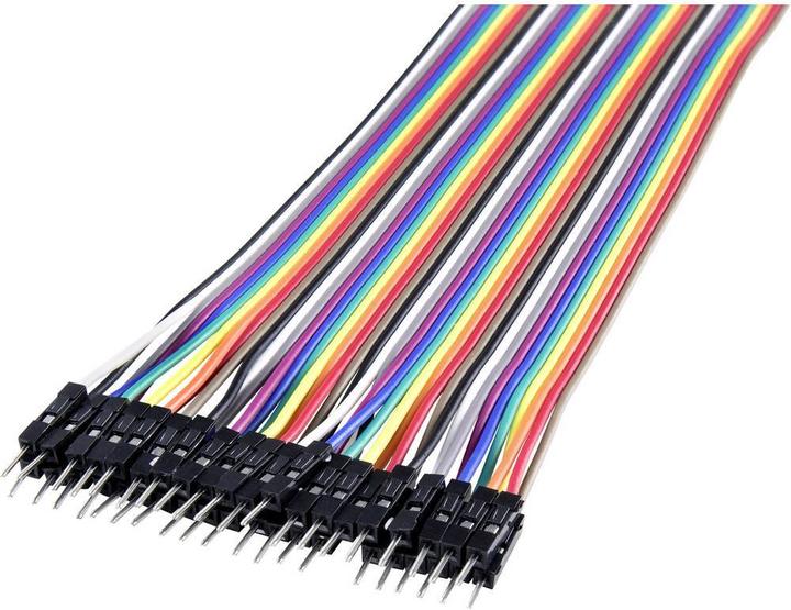 Produktbild Renkforce Jumper-Kabel Arduino, Banana Pi, Raspberry Pi (40x Drahtbrücken-Stecker