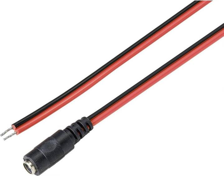 Actual product image Tru Components DC cable with socket