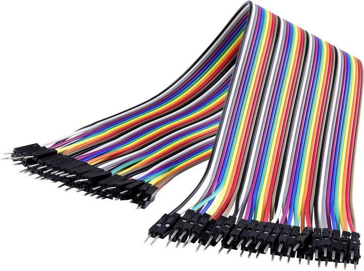 Actual product image Renkforce Wire jumper plug - wire jumper plug 30 cm flat cable