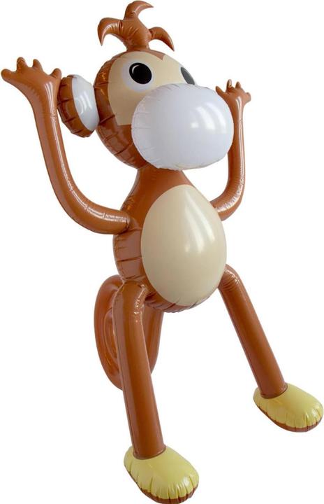 Produktbild Folat Partyaccessoire Aufblasbarer Affe Braun, 1.20 m