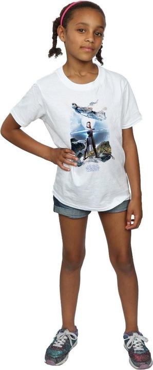 Image du produit Star Wars Filles Rey Faucon Millénaire T-shirt en coton (116)