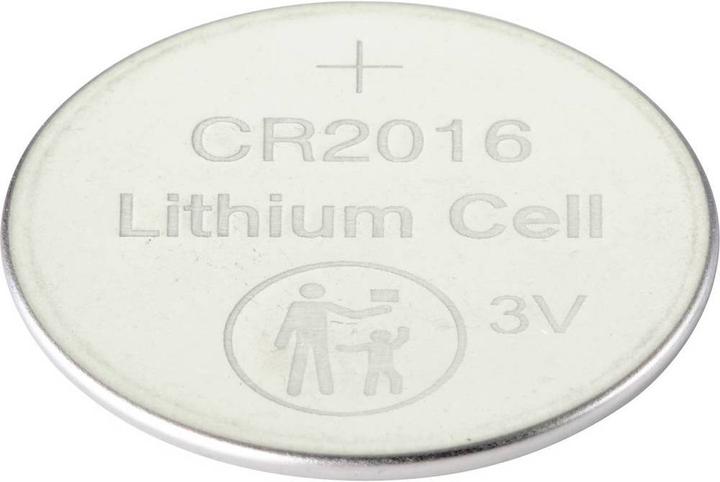 Produktbild Conrad energy Lithiumbatterie CR2016 (1 Stk., CR2016, 80 mAh)