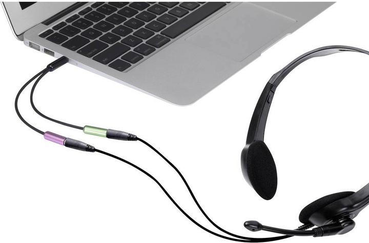 Actual product image SpeaKa Professional SuperSoft Headset Jack Adapter 4pin