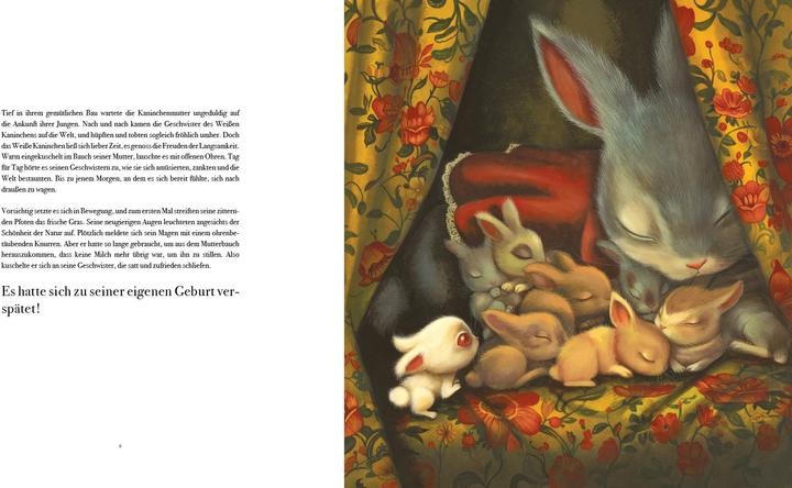 Produktbild Das Weisse Kaninchen kommt zu spät (Deutsch, Edmund Jacoby, Benjamin Lacombe, 2025)