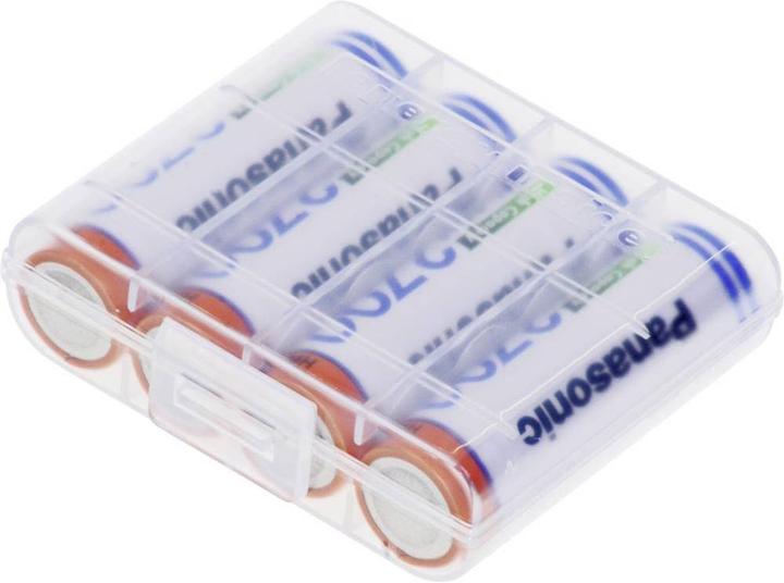 Actual product image Panasonic HR-3U + battery box (4 pcs., AA, 2700 mAh)
