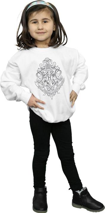 Actual product image Girls Hogwarts Draco Dormiens Crest Sweatshirt (152, 158)