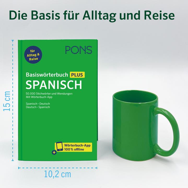Image du produit Basiswörterbuch Plus Spanisch, mit Buch, mit Online-Zugang (Espagnol, Allemand, 2024)