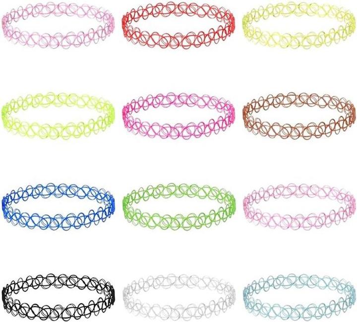 Image du produit Cbx 12 pièces de colliers de tatouage élastique fil de poisson