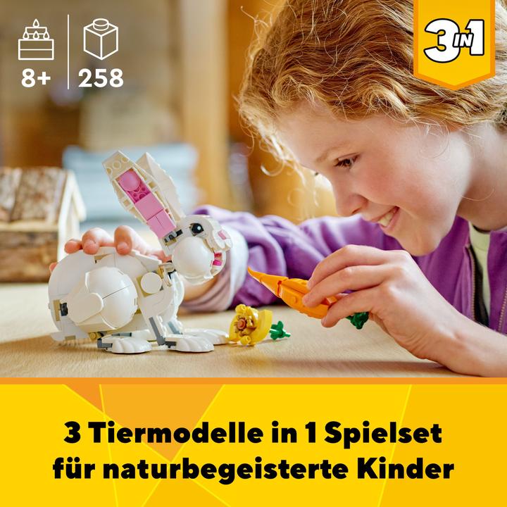 Actual product image LEGO 31133 White rabbit (31133, LEGO Creator 3-in-1)