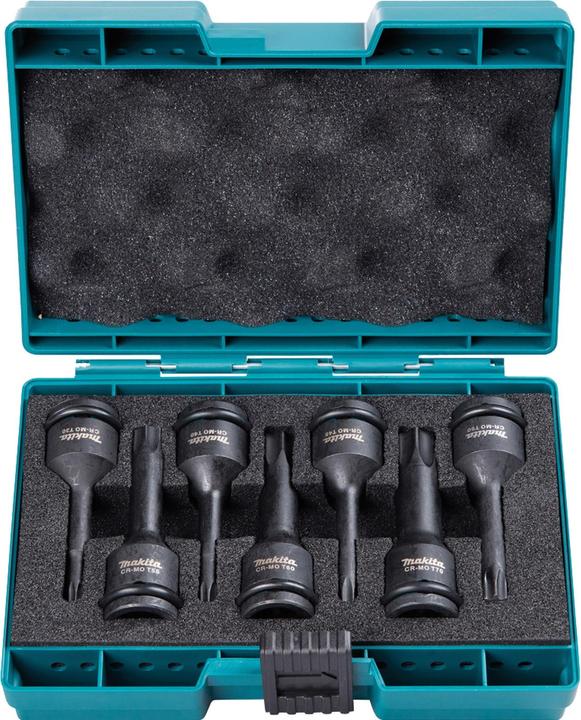 Actual product image Shots Makita Impact Black T-Schlagnuss Set 7tlg. - E
